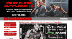 Desktop Screenshot of firstclasssupplements.com